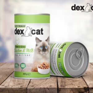 dex cat kitten chicken and milk